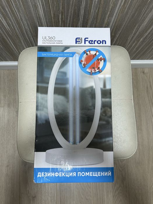 Бактерицидная ультрафиолетовая настольная лампа Feron