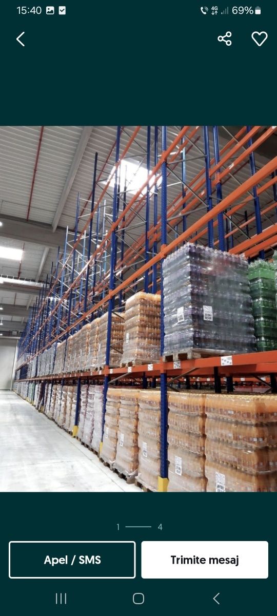 Rafturi metalice industriale