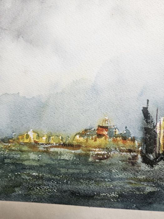 Картина морски пейзаж от   Евгени Томов.