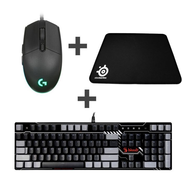 КОМПЛЕКТ: Мышь, Клавиатура, Коврик