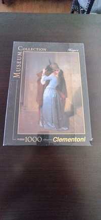 Puzzle 1000 piese, Clementoni- Sărutul - Hayez