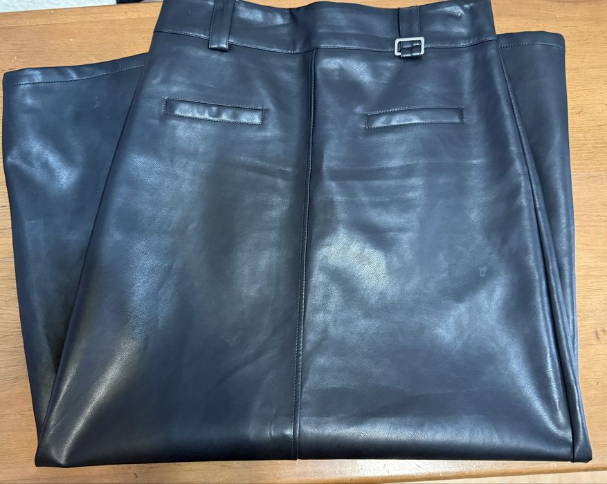 НОВЕЙШАЯ кожанная длинная юбка