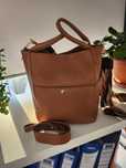 Geanta dama tip bucket, din piele naturala
