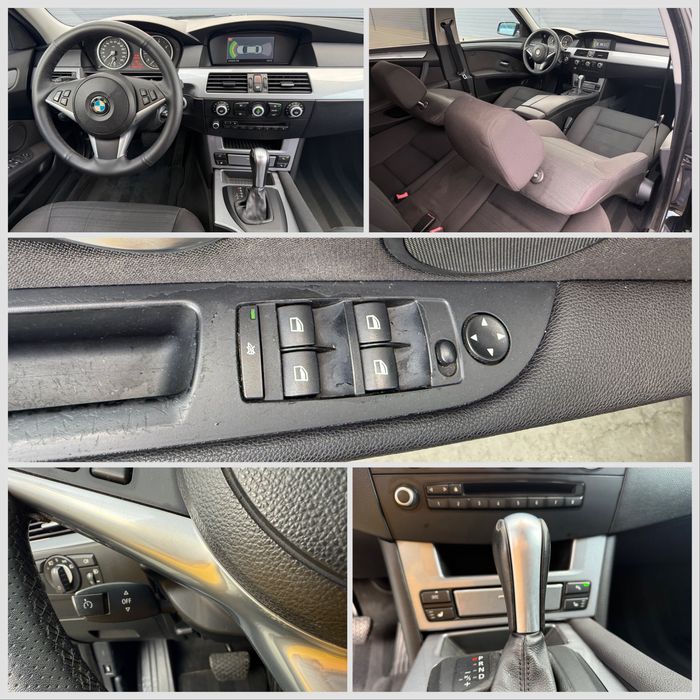 BMW seria 5 E60 520d Diesel 163 CP 2007 LCi Automat  Xenon Navi Jante