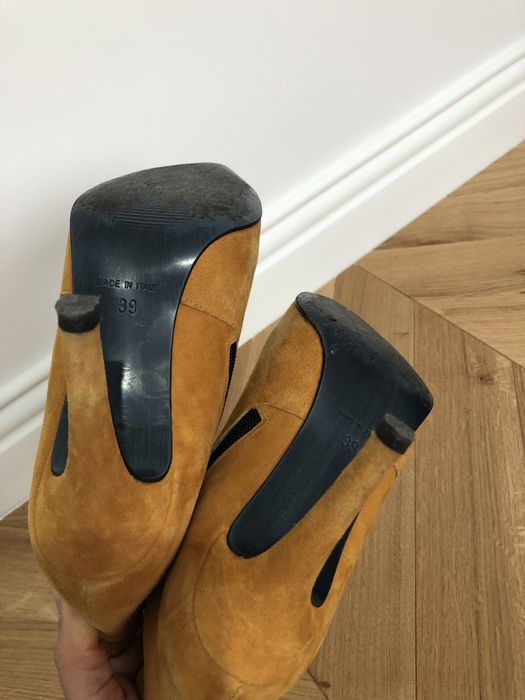 Botine piele intoarsa zee lane