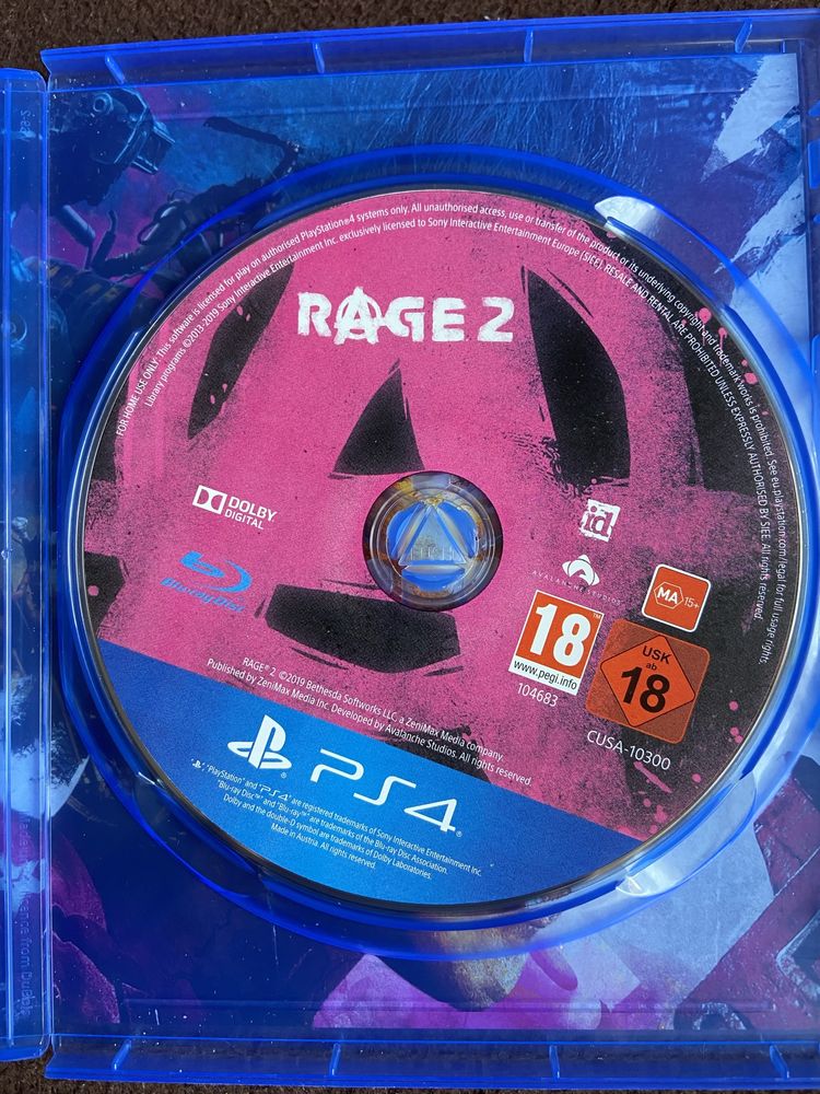 Игра За PS4 Rage 2