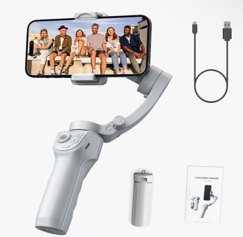 Stabilizator Suport selfie cu tracking față, filmări & poze smart