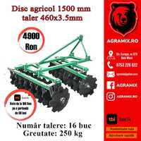 Disc purtat NOU agricol gama VVM 1.5-2.3 m agramix