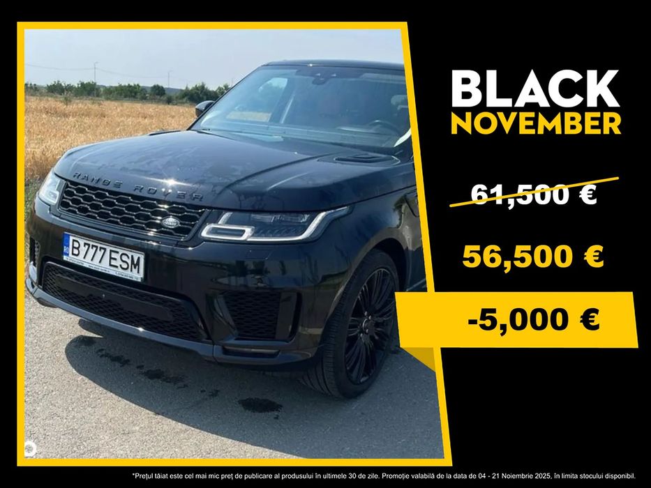 Land Rover Range Rover Sport Primul proprietar / Garantie / Optiuni finantare / TVA deductibil