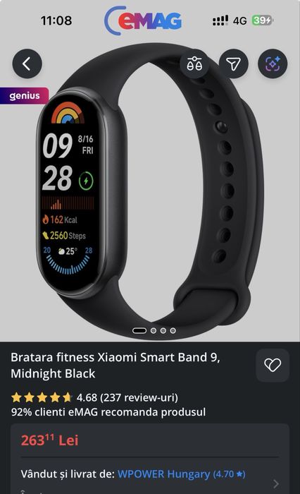 Bratara smartwatch Xiaomi Mi Band 9