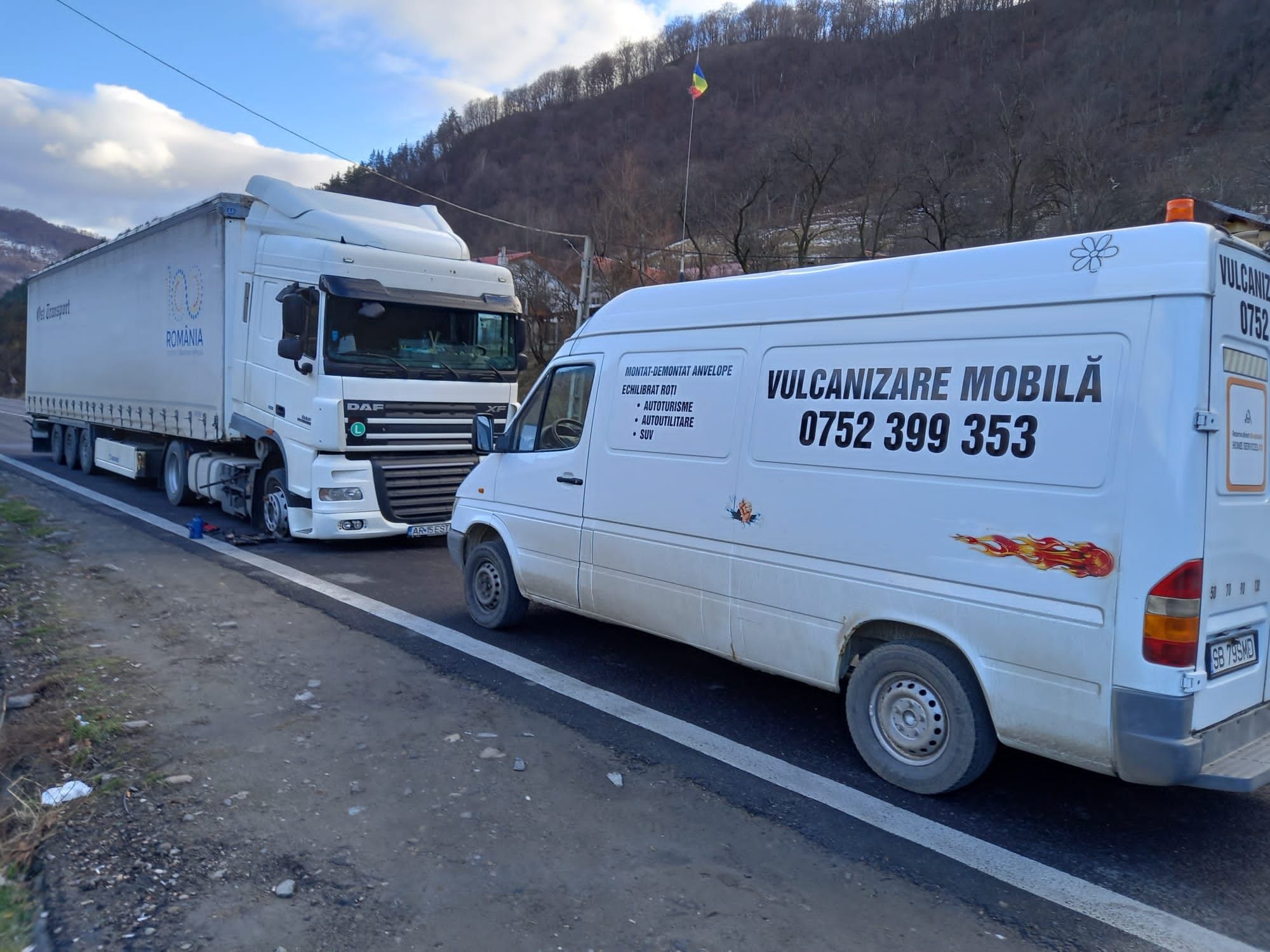 Vulcanizare Mobila Camioane si Auto Non-stop