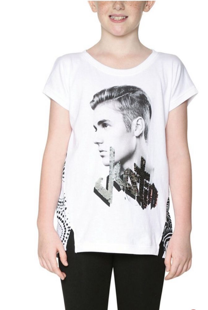 Tricou fete Desigual ‘Justin Bieber’ 9/10 ani