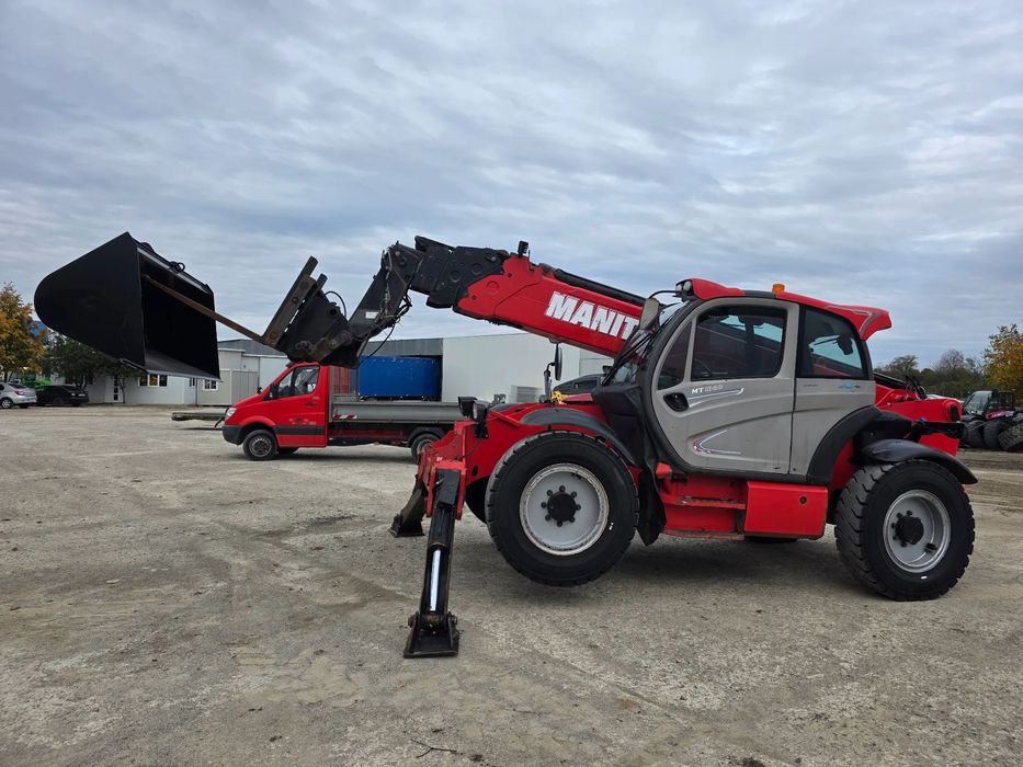 Manitou MT1840 incarcator telescopic merlo jcb cat stivuitor Cupa si furci