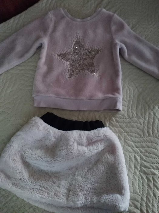 Коплект за момиче, много топло 3-4г.