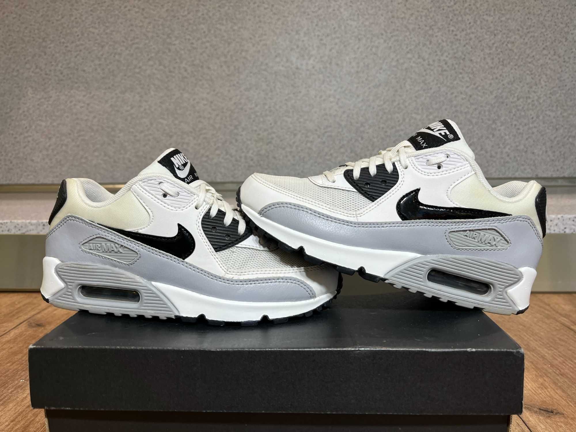 ОРИГИНАЛНИ *** Nike Air Max 90 Essential White/Black-Wolf Grey