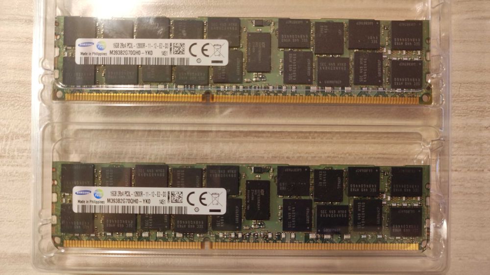 Samsung 16GB 2Rx4 PC3L 12800R памет за работна станция/сървър (32GB)
