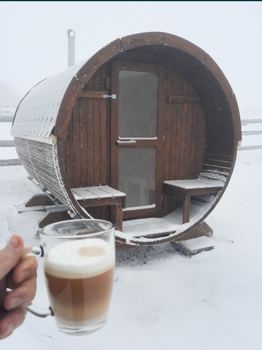 Tiny House cu ciubar și sauna