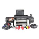 Troliu auto Visoli 9000lbs/4090kg cu cablu de otel 12v