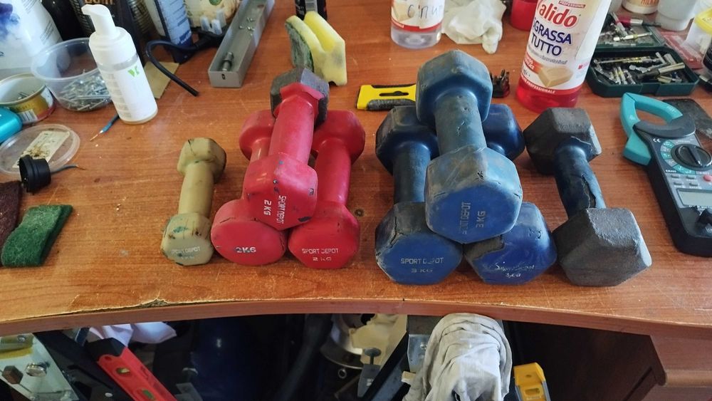 Гирички по 1кг, 2кг, 3кг - фитнес дъмбели