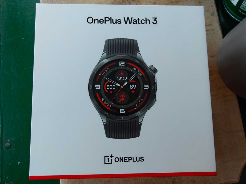 Ceas Smartwatch OnePlus Watch 3 46mm GPS NFC Bluetooth Negru Titanium