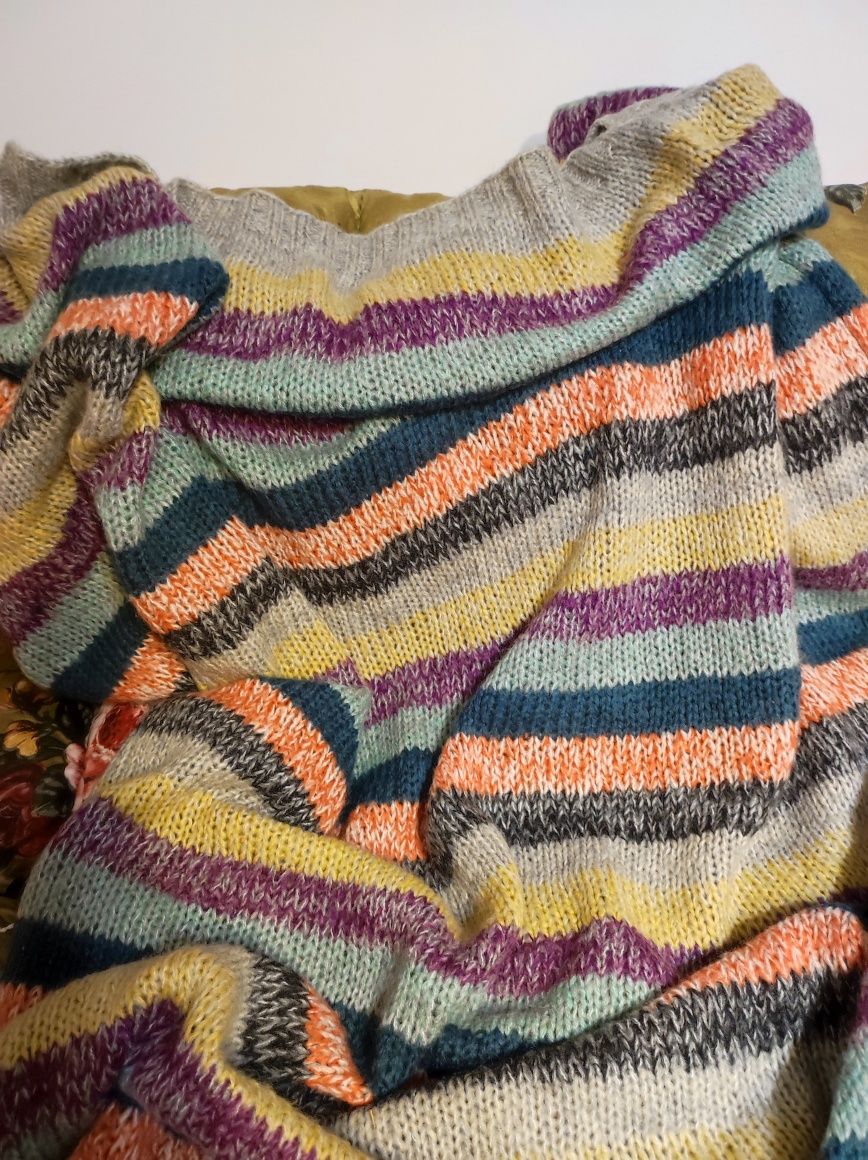 Pătură tricotata manual