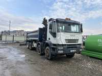 Iveco 8X4 cu macara