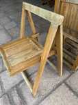 Vand set 6 scaune pliabile din lemn