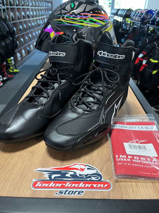 Мото боти ALPINESTARS FASTER-3 BLACK,номер 44 като нови,оригинални