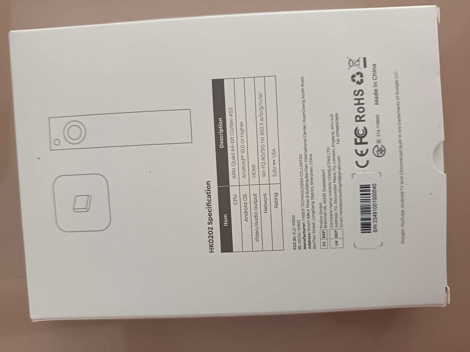 Видео проектор Yaber K2 800 ANSI 1080P Full HD, Вграден TV Dongle