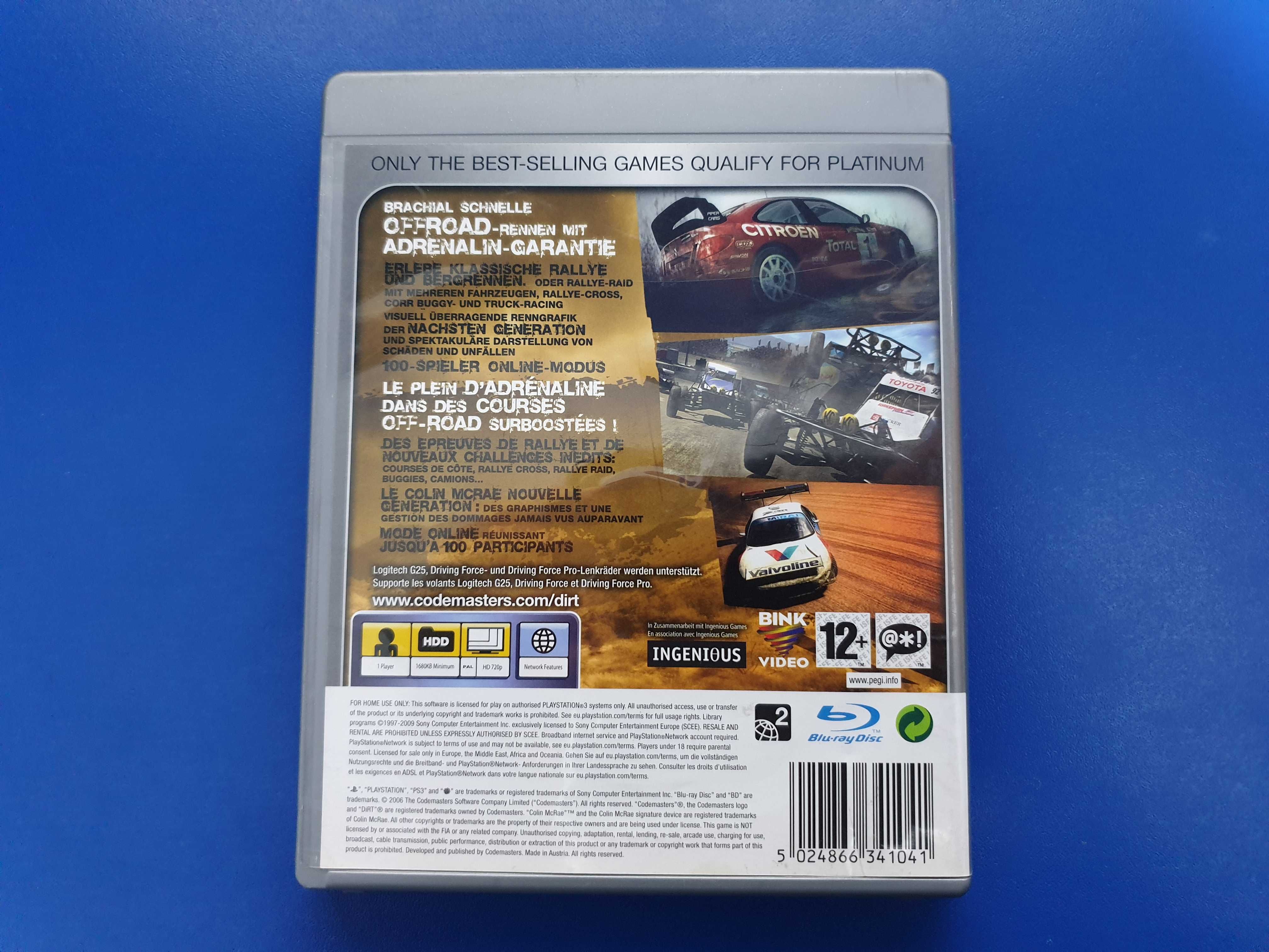 Colin McRae: Dirt - joc PS3 (Playstation 3)