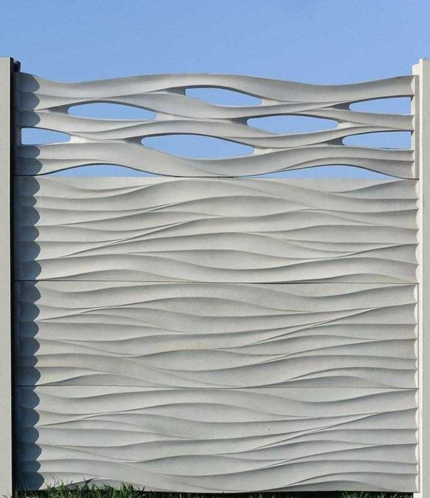 Gard placi beton