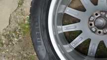 Janti cu cauciucuri 285/45 R20 pe audi Q7