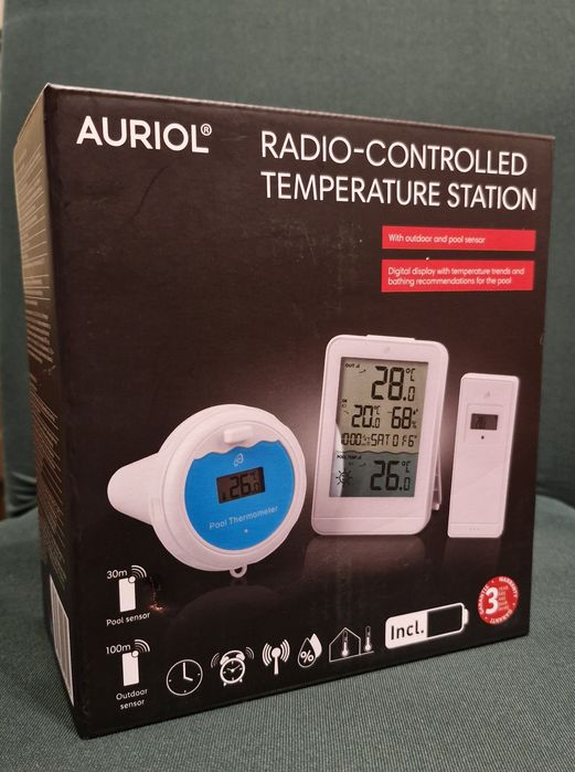 Vind Statie Meteo AURIOL cu 2 senzori