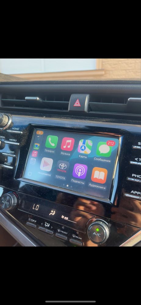 CarPlay/Android Auto на камри70 установка