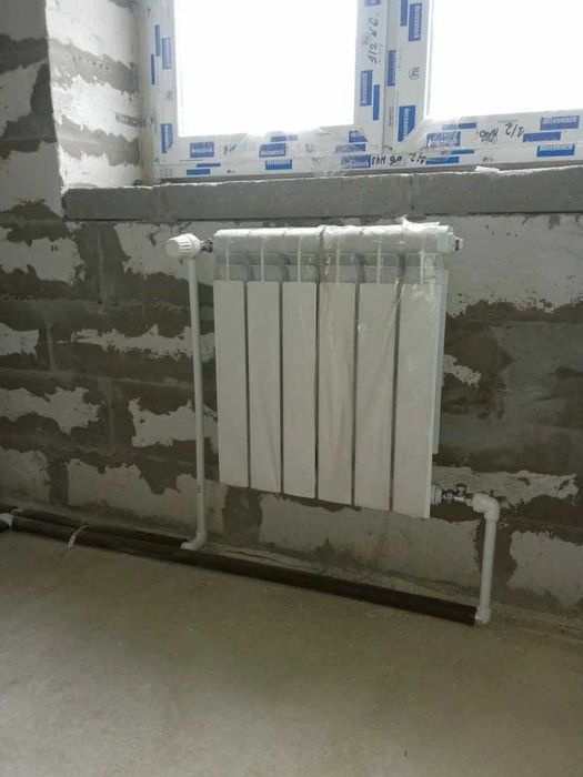 Установка батареи