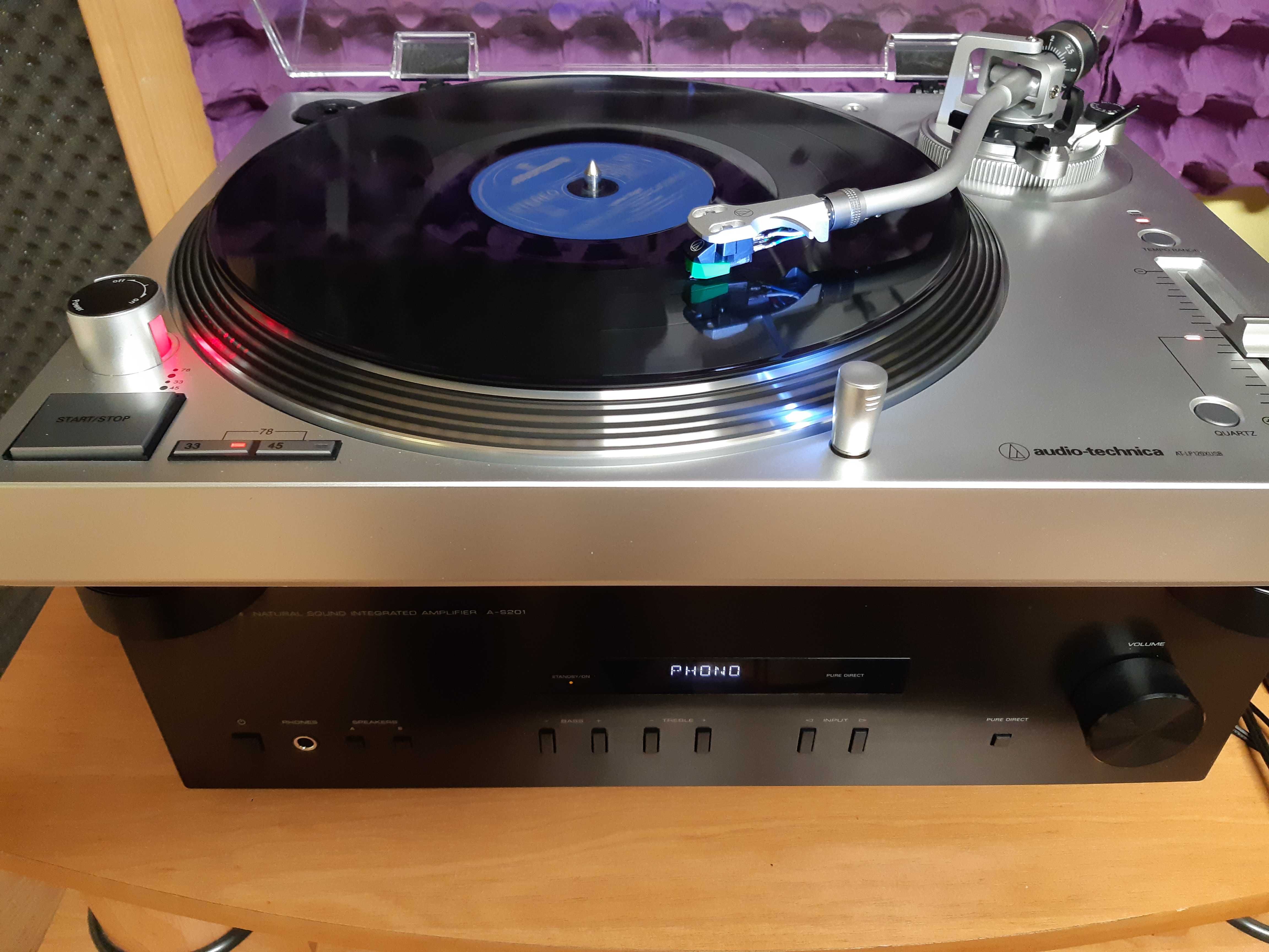 Pickup Audio-Technica AT-LP120X USB ca nou!