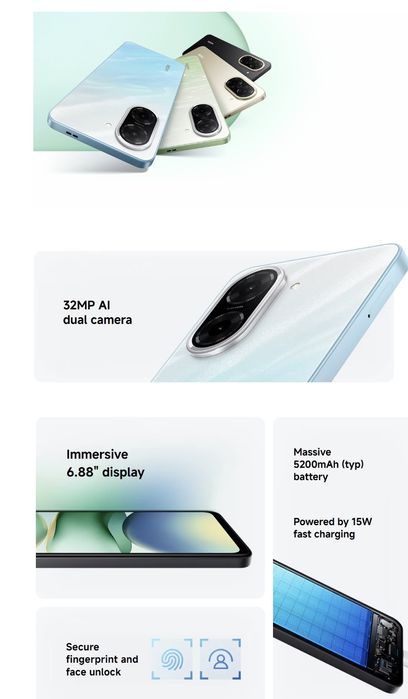 Redmi A5 128Gb 6.9" 120Hz NOU Sigilat Garanție 2ani