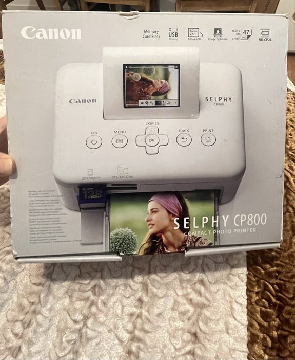 Портативный принтер canon selphy cp800