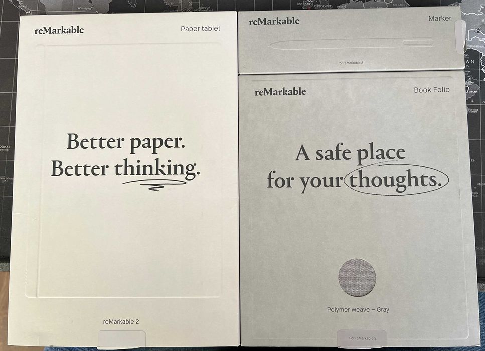 Tableta reMarkable 2. Bonus husă Book Folio și Marker incluse.