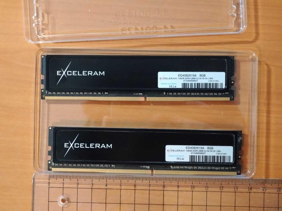 Exceleram RAM pentru desktop PC 2x8GB 16GB DDR4 2666 mHz