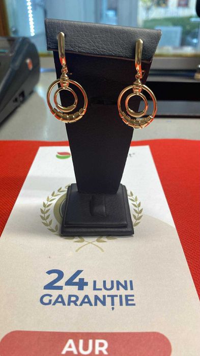 Cercei aur 14k ( Tomesti b 32287.2) Garantie 2 ani !