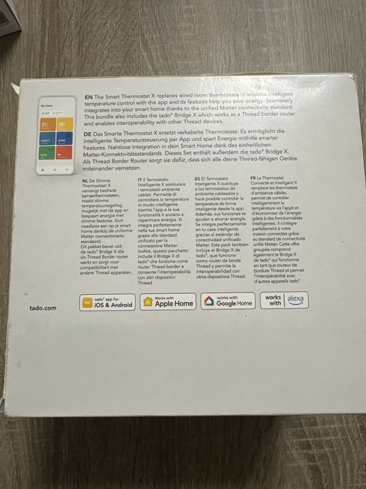 Termostat inteligent TADO SMART X nou!