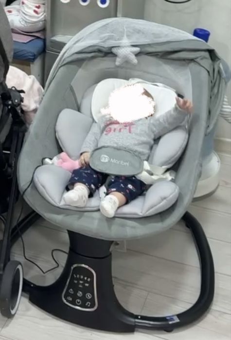 Детская люлька, электронная, шезлонг, электрокачели