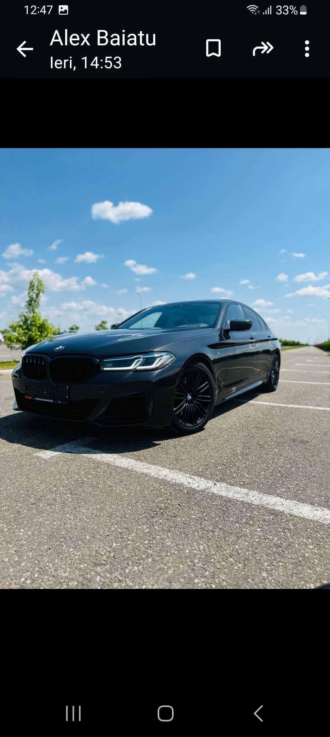 Bmw 530 an 10/ 2017 facelift