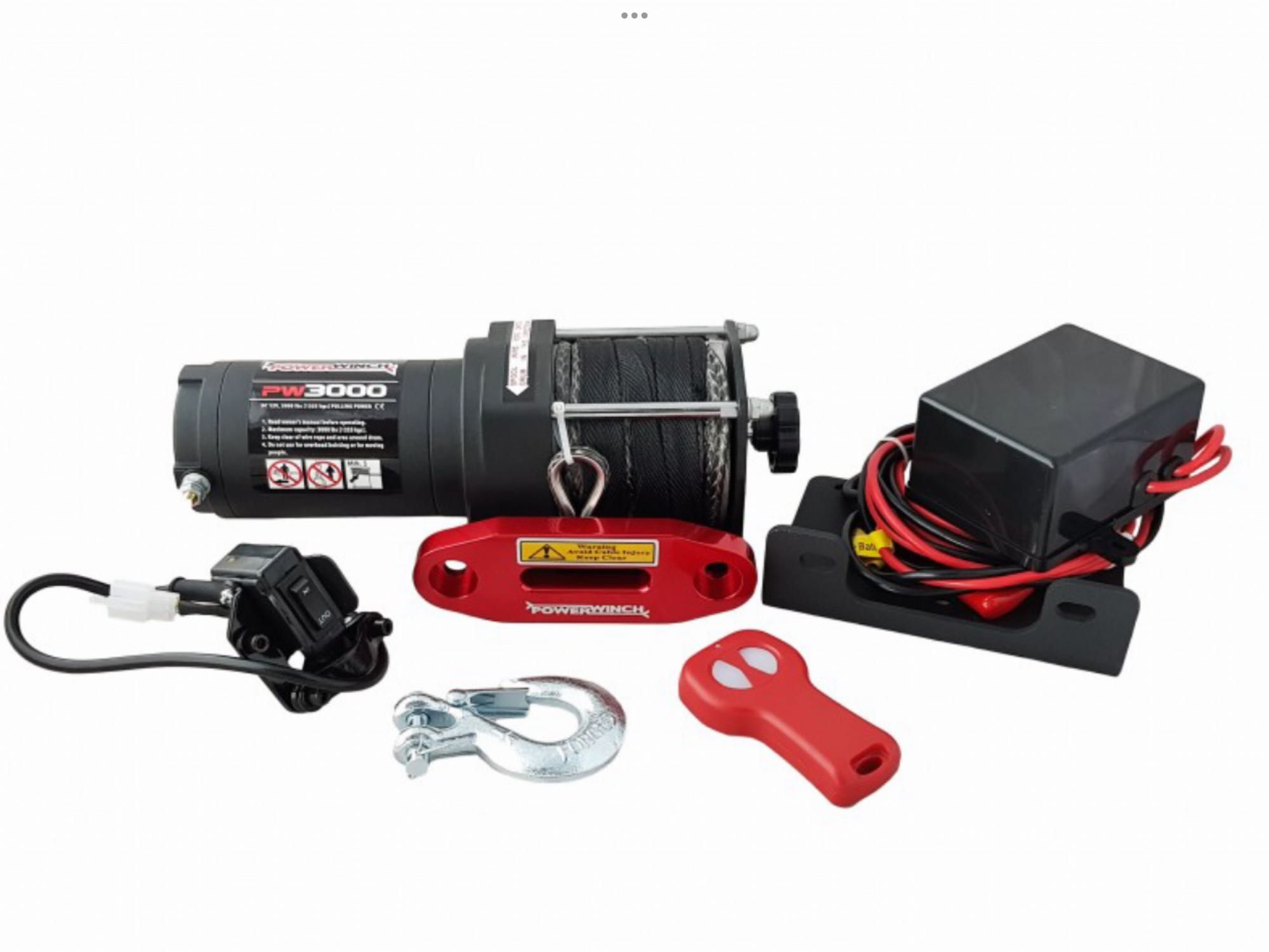 Troliu PowerWinch/KangarooWinch PW 3000 SR (sufa sintetica)