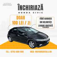Închirieri auto de la 100 LEI/zi - Fără Garanție - KM NELIMITAȚI