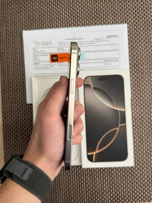 НОВ! Гаранция! iPhone 16 PRO MAX Лизинг от 78лв/м 256 Natural titanium
