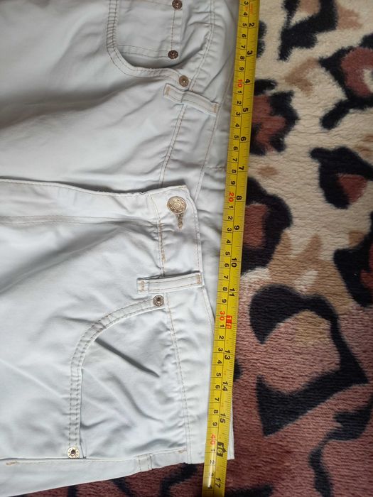 Мъжки дънки бял цвят