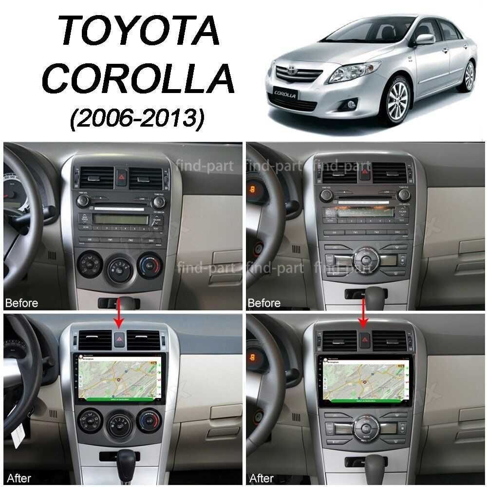 Навигация Двоен дин Мултимедия за Toyota Corolla Android Корола Corola