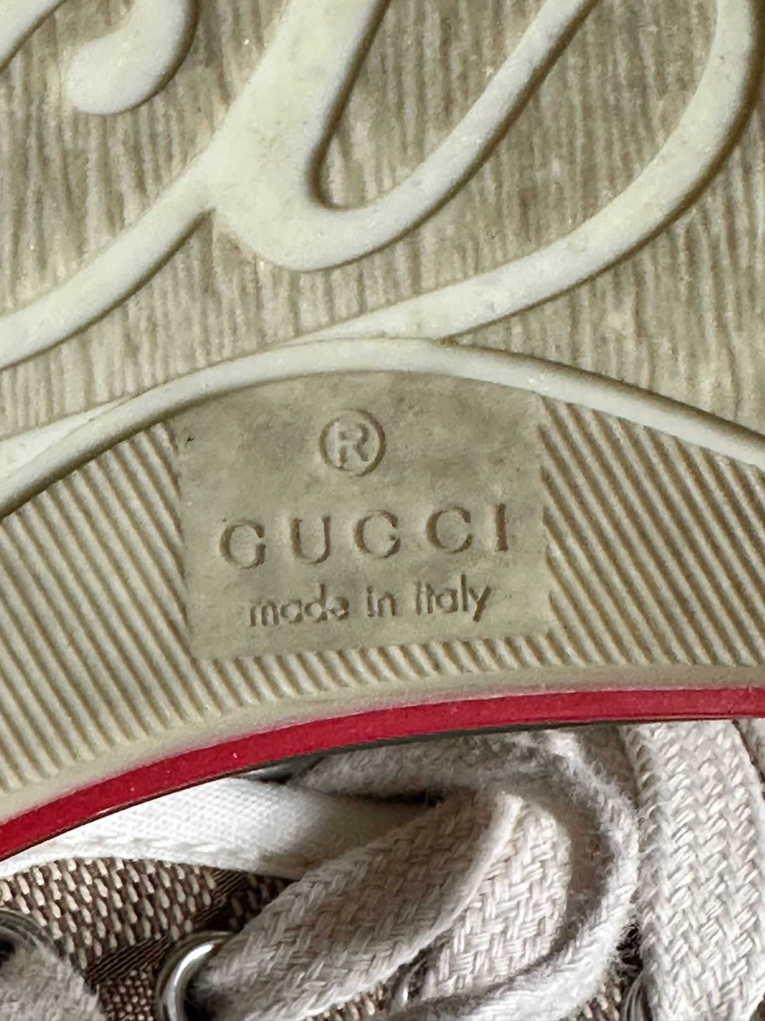 Sneakers Gucci, mărimea 34 (potrivit 35), print basic Gucci